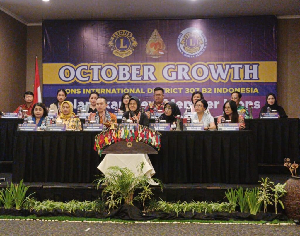Lions Internasional Wilayah 3 Distrik 307 Indonesia Gelar October Growth