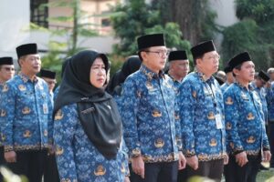 upacara, rangkaian peringatan Hari Sumpah Pemuda di Kota Depok