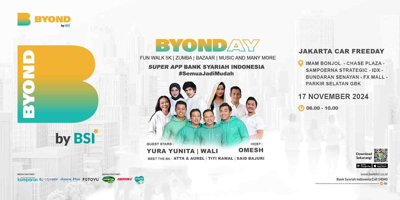 Serunya BYOND Day Fun Walk di Jakarta Car Free Day!