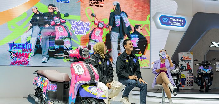 Yamaha Fazzio Hybrid dan Damn! I Love Indonesia: Kolaborasi Gaya Ala Gen Z di IMOS 2024