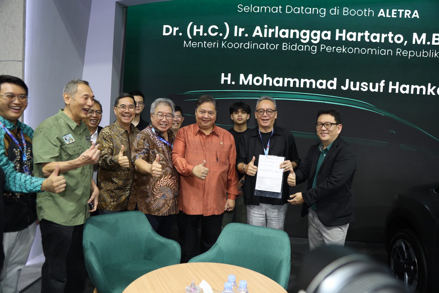 Jusuf Hamka Pesan 150 Unit Mobil Listrik ALETRA L8 EV di GJAW 2024