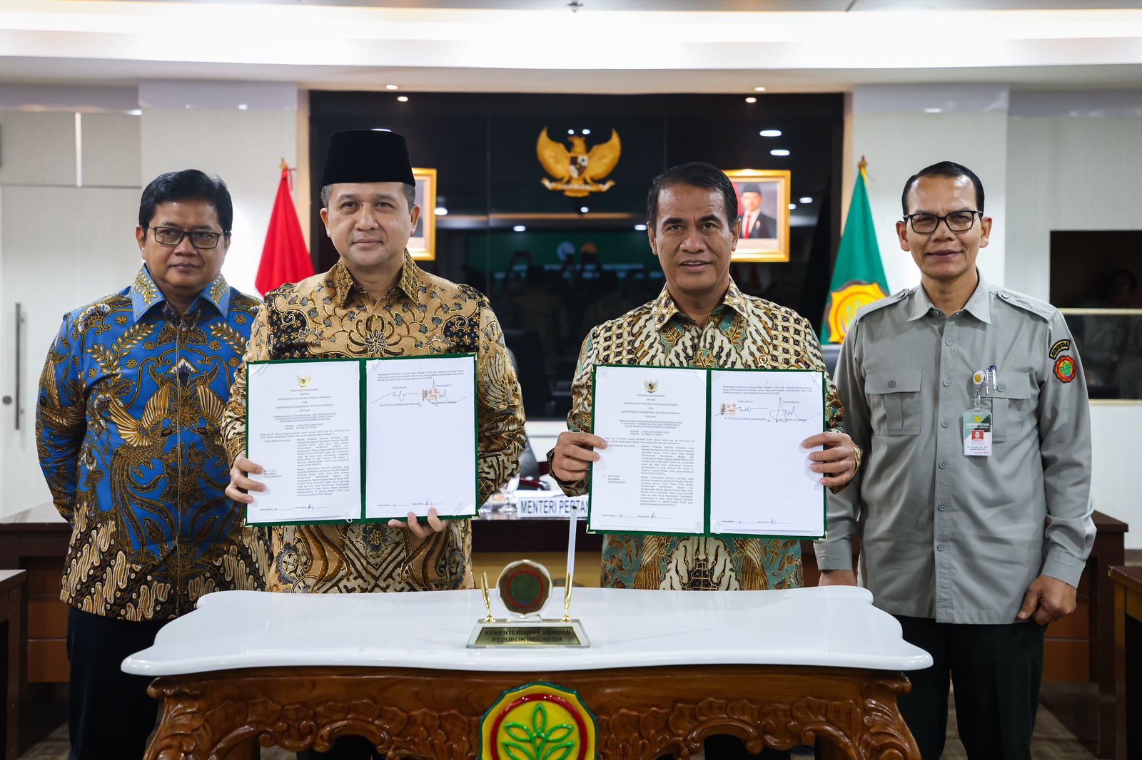 The signing of the MoU marks a significant step in fostering synergy between the two ministries to achieve national food self-sufficiency by next year
