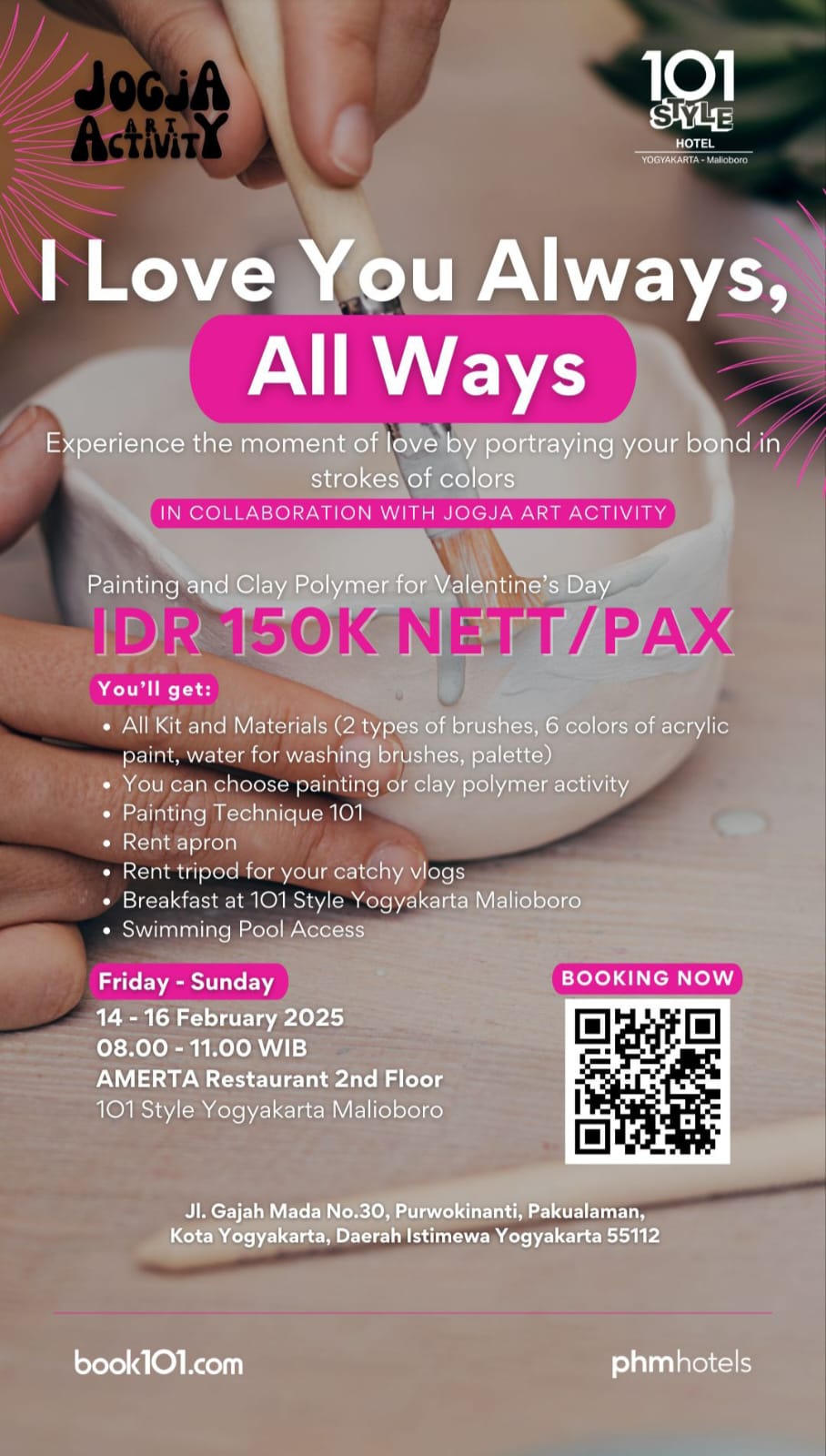 Spesial Hari Kasih Sayang Bersama 1O1 Style Yogyakarta Malioboro