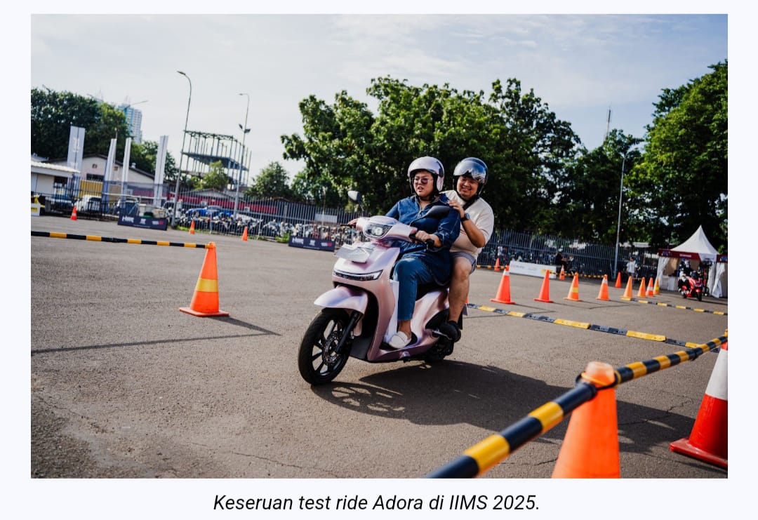 pengunjung yang telah mencoba test ride menunjukkan hasil yang sangat positif: