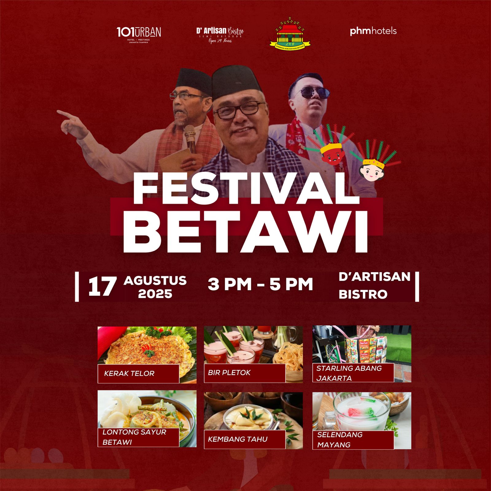 Dari Soto Betawi hingga Bir Pletok, Nikmati Sajian Otentik di Festival Betawi 1O1 Urban Thamrin