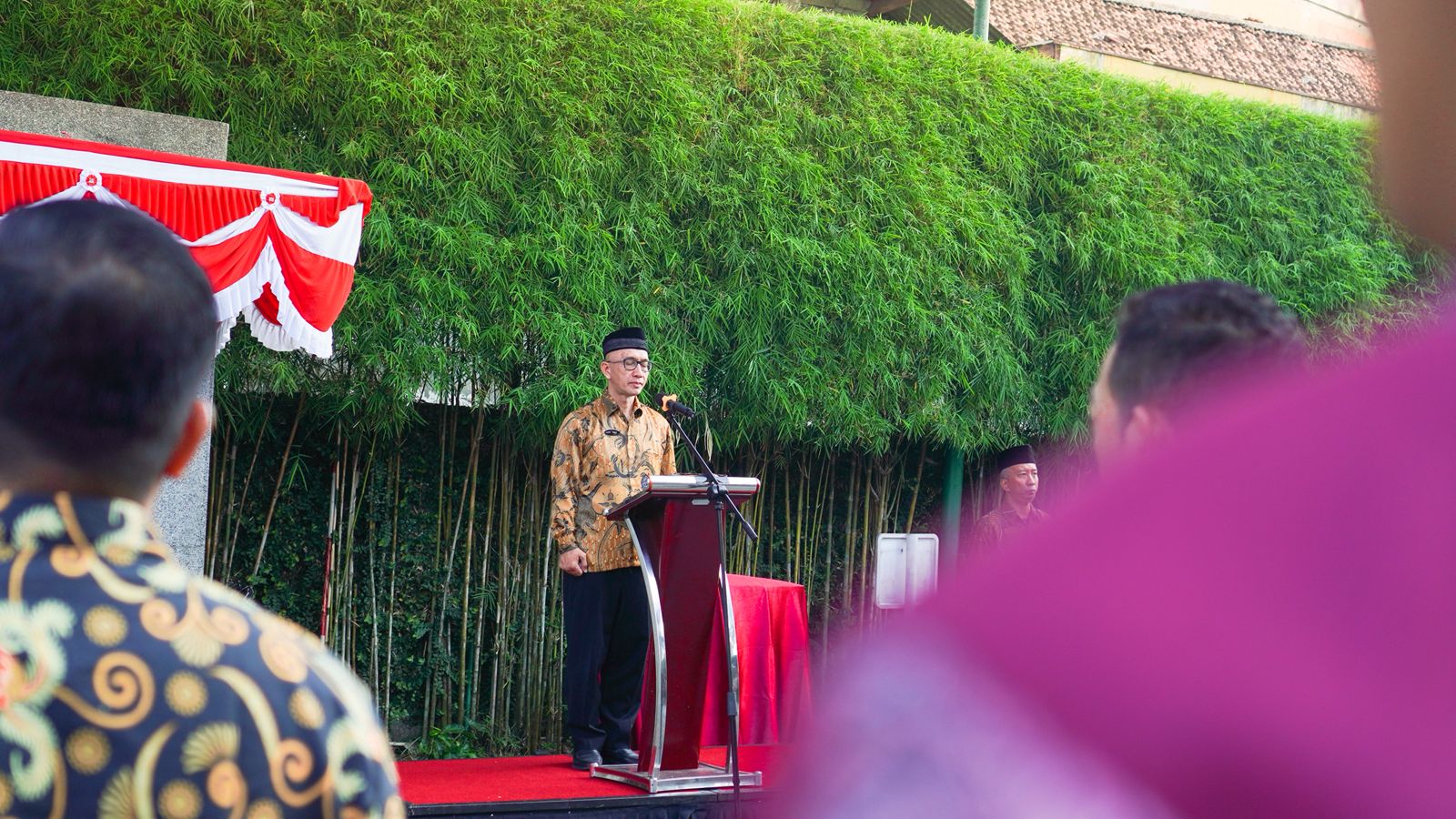 THE 1O1 BOGOR SURYAKANCANA GELAR UPACARA HUT KE-80 KEMERDEKAAN RI